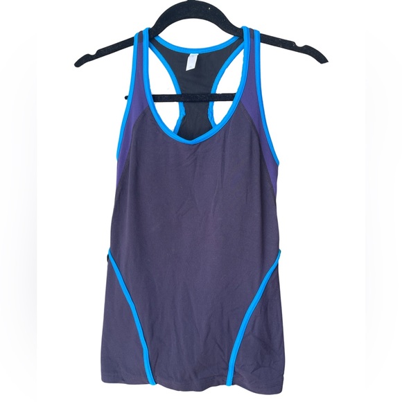 Navy Racerback Tank Top - Picture 2 of 2